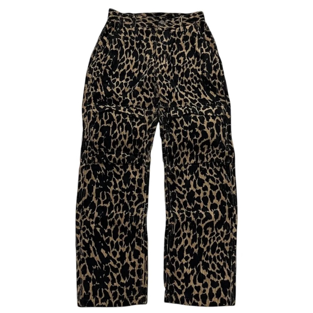 X-Girl Skater Leopard Print Cargo Pants